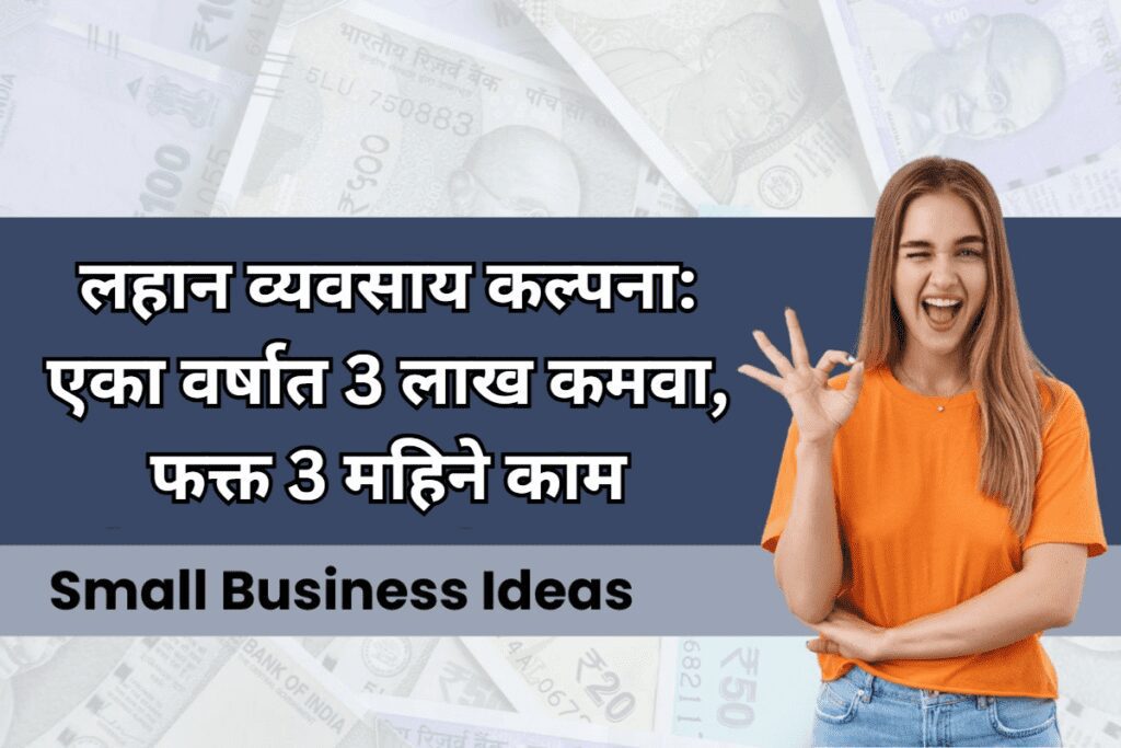 फक्त 3 महिन्यांत 3 लाख कमावण्याची संधी | Small Business Idea in Marathi